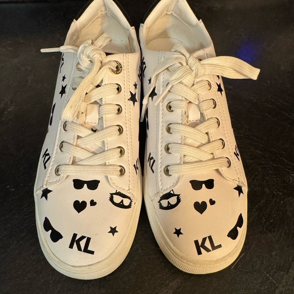 Karl Lagerfeld cat Choupette print size 7M womens like new